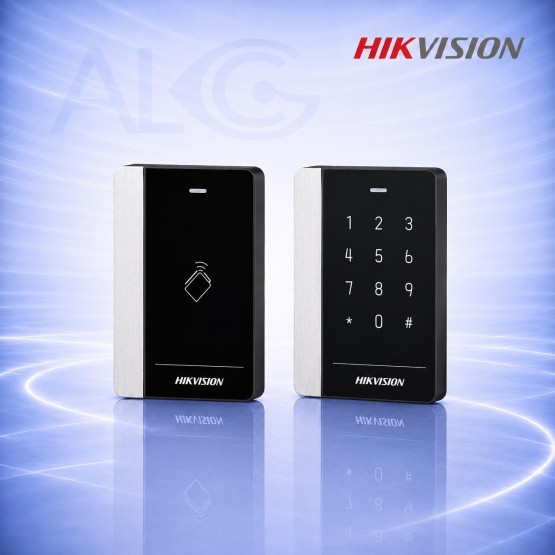 MIFARE RFID четец с клавиатура за контрол на достъпа, RS-485 и Wiegand Hikvision HIKVISION DS-K1102AMK