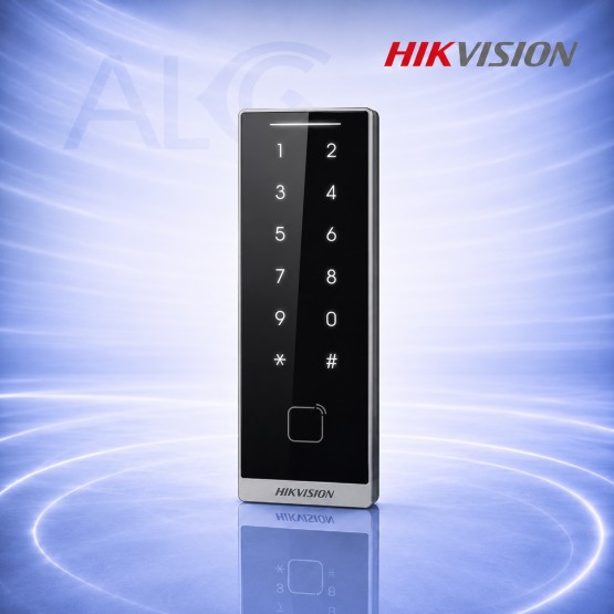 Смарт RFID четец с клавиатура, EM/MIFARE карти, Bluetooth и OSDP Hikvision HIKVISION DS-K1105EMKB