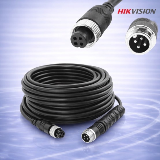 HIKVISION кабел M12 за връзка между камери и DVR в превозни средства с различни дължини