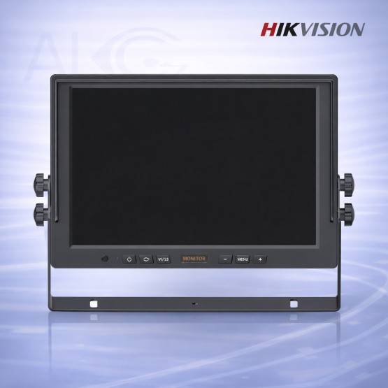 7" LED монитор HIKVISION за видеонаблюдение в превозни средства с aviation конектор и дистанционно управление  AE-MW1104 + AE-MCE112-5,VGA