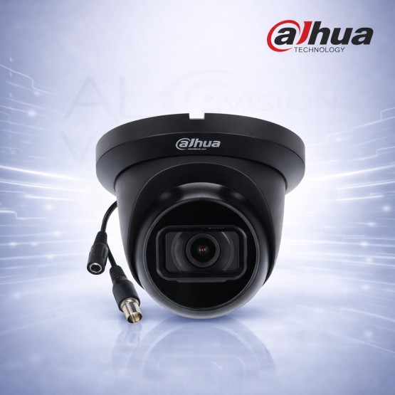 2MP HDCVI Куполна Камера с IR 30m и Вграден Микрофон Dahua HAC-HDW1231TMQ-A-0280B-BLACK