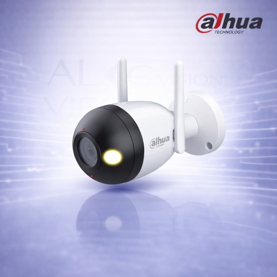 2MP IP камера с AI детекция, микрофон, сирена и Full Color нощно виждане Dahua F2C-PV-0280B