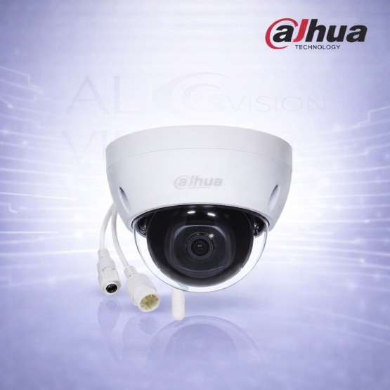 2MP WiFi куполна IP камера с IR нощно виждане 30m, IK10 защита и широк ъгъл 100° Dahua IPC-HDBW1230DE-SW-0280B
