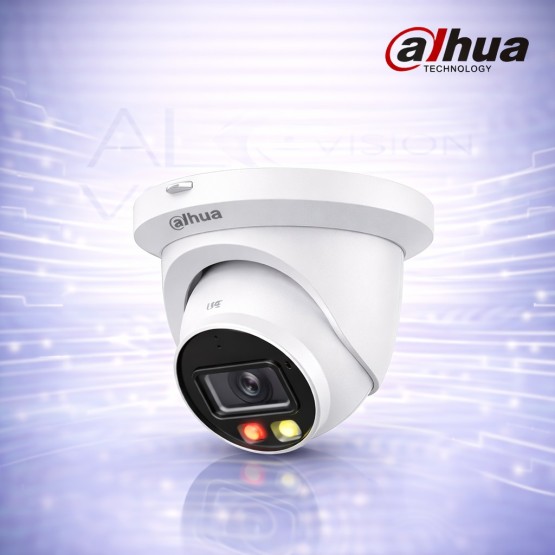 2MP Dome IP камера с 3.6mm обектив, Smart Dual Light Full Color, AI детекция и нощно виждане 30м Dahua IPC-HDW2249TM-S-IL-0360B