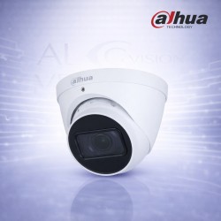 4MP куполна IP камера с моторизиран варифокален обектив 2.7-13.5mm, WizSense AI детекция на хора и автомобили и IR нощно виждане 40м Dahua IPC-HDW2441T-ZS-27135