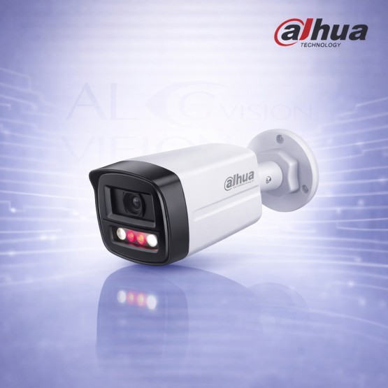 2MP bullet IP камера с AI детекция, микрофон и Full Color нощно виждане Dahua IPC-HFW1239TL1-A-IL-0280B