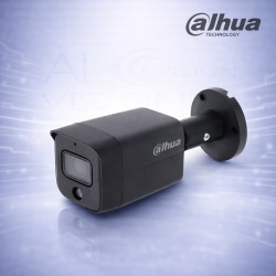 6MP Bullet IP камера с Smart Dual Light, AI детекция, вграден микрофон и нощно виждане 30м Dahua IPC-HFW1639TC-A-IL-0280B-S6-BLACK