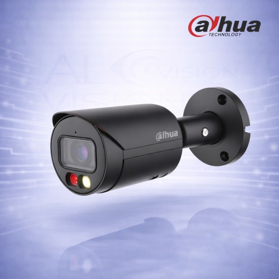 2MP IP камера с Smart Dual Light, WizSense AI детекция, микрофон и 2.8mm обектив Dahua IPC-HFW2249S-S-IL-0280B-BLACK