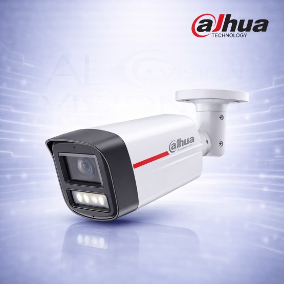 4MP Bullet IP камера с Full Color WizColor 24/7, AI детекция на хора и автомобили и нощно виждане 50м Dahua IPC-HFW2449TL-S-LED-0280B-PRO