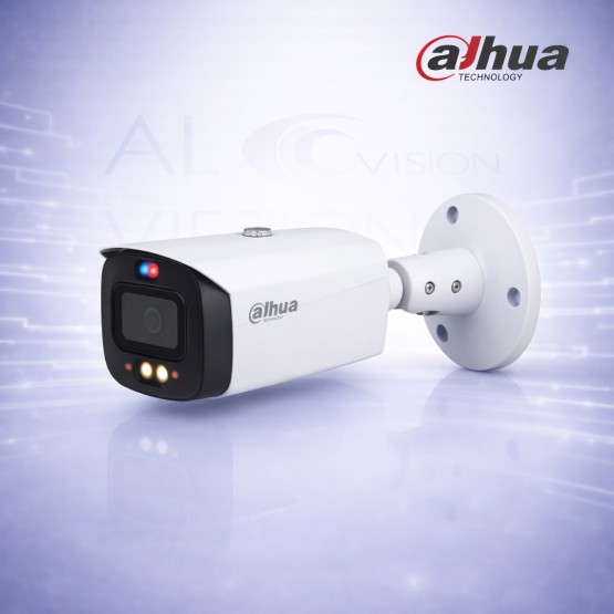 5MP IP камера с AI детекция, сирена и Smart Dual Light нощно виждане Dahua IPC-HFW3549T1-AS-PV-0280B-S4