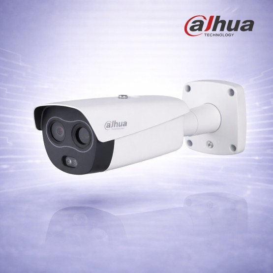 4MP термовизионна IP камера с Thermal детекция, AI анализ и активна защита Dahua TPC-BF2241-B7F8-S2