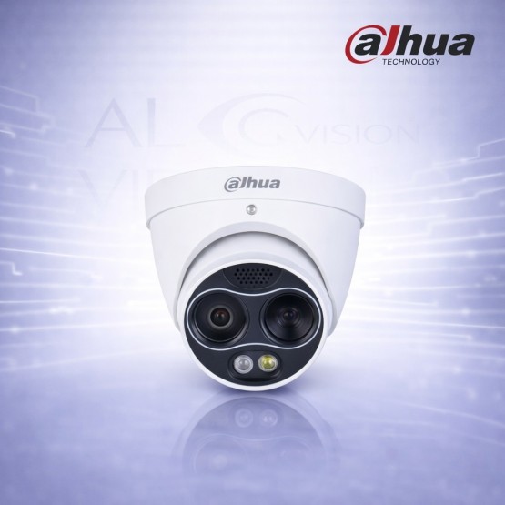 Хибридна термовизионна IP камера 4MP + 256×192, AI детекция, Fire Detection и 146m обхват Dahua TPC-DF1241-D3F4