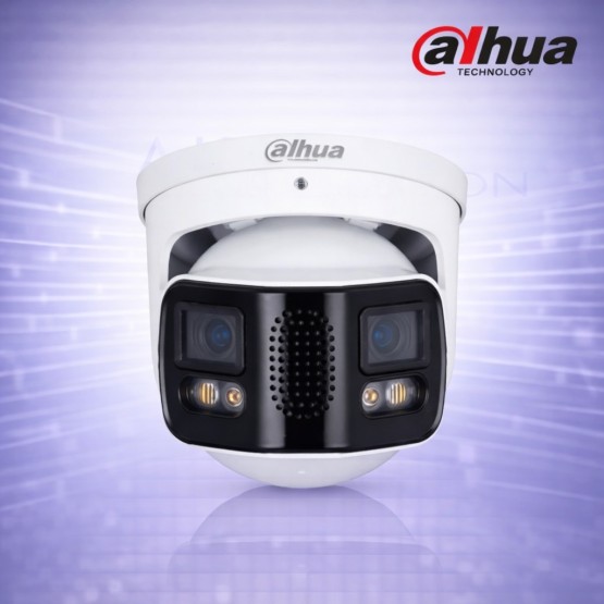 8MP панорамна 180° IP камера с Full Color, AI WizMind и двоен обектив 3.6mm Dahua IPC-PDW5849-A180-E2-ASTE-0360B