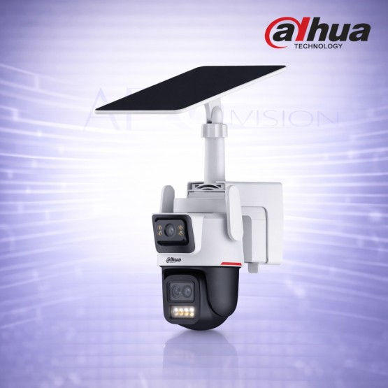 3+3MP 4G PT IP камера със соларен панел, 6x zoom, AI детекция и Full Color нощно виждане Dahua IPC-PTS2649C-3E3Z-4GB20
