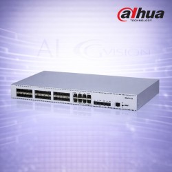 36-портов суич с 24 SFP порта, 8 Gigabit RJ45, 4 SFP+ 10Gbps uplink, Layer 2+ управление Dahua PFS5936-24GF8GT4XF