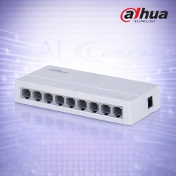 8-портов суич без PoE, 10/100 Mbps, plug & play, компактен дизайн Dahua SF1008L-EUR