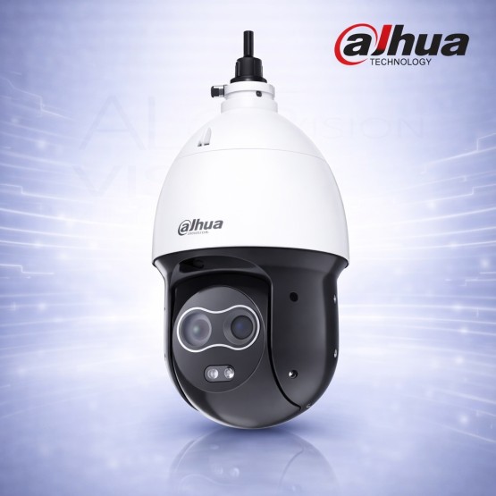 4MP PTZ термална IP камера с двоен сензор (thermal + optical), AI детекция и 12mm обектив Dahua TPC-SD2241-B10F12-DW-S2