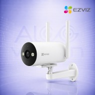 2K 4G IP камера със SIM карта, AI детекция на хора, нощно виждане 30m и сирена EZVIZ CS-H5 (4mm)