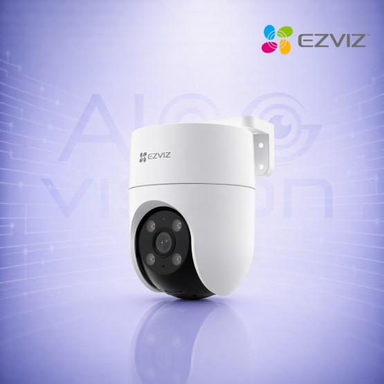 2K PTZ 4G IP камера със SIM карта, AI детекция на хора, Auto Tracking и нощно виждане 30m EZVIZ CS-H8c (4mm)