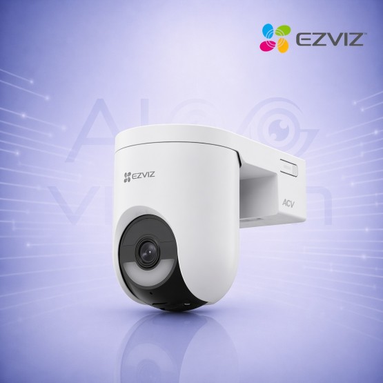 2K PTZ WiFi IP камера с батерия, AI детекция на хора, Auto Tracking и Color Night Vision EZVIZ CS-HB8c