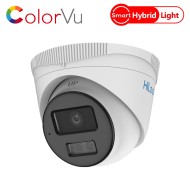 IP PoE Куполна Камера 2Mp, 2.8mm, Smart Hybrid Light, ColorVu-30м. С Микрофон