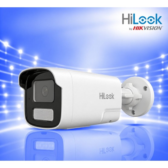 IP PoE Bullet Камера 4Mp, Моторизирана 2.8-12mm, Smart-Hybrid Light-50м. Микрофон