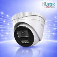 IP PoE Куполна Камера 2Mp, 2.8mm, Smart-Hybrid Light-30м. с Микрофон