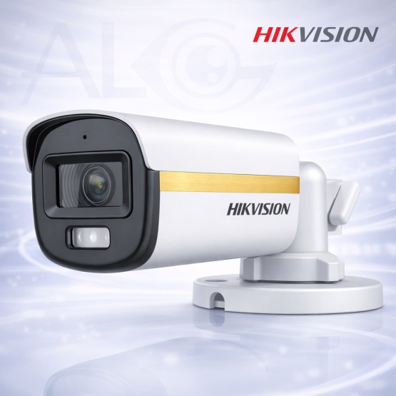 2MP Turbo HD Куполна Камера с Smart-Hybrid Light 40m Hikvision DS-2CE12DF3T-LFS 