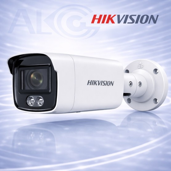 2MP IP PoE Камера с Микрофон и Smart Hybrid Light 40m Hikvision DS-2CD2027G2-LU(C)