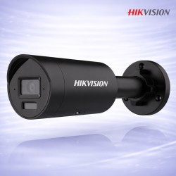 4MP IP PoE Камера с Микрофон и Smart Hybrid Light 40m Черна Hikvision DS-2CD2043G2-LI2U