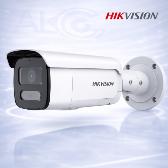 2MP IP PoE Камера с Микрофон и Smart Hybrid Light 60m Hikvision DS-2CD2T26G2-ISU/SL(D)