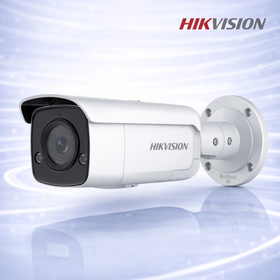 4MP IP PoE Камера с Микрофон и Smart Hybrid Light 60m Hikvision DS-2CD2T46G2-ISU/SL(C)