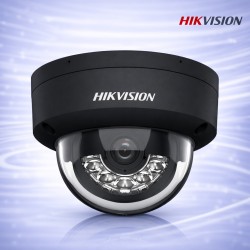 4MP IP PoE Камера с Микрофон и Smart Hybrid Light 30m Черна Hikvision DS-2CD2143G2-LIS2U
