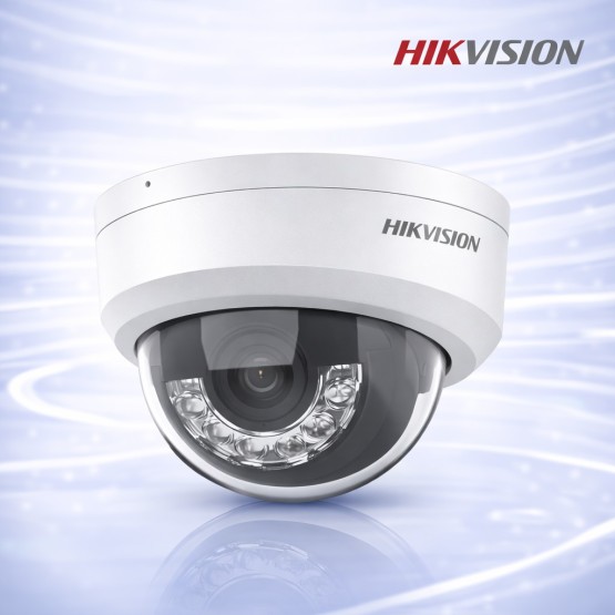 6MP IP PoE Камера с Микрофон и Smart Hybrid Light 30m Hikvision DS-2CD2163G2-LIS2U