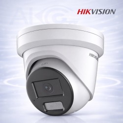 2MP IP PoE Камера с Микрофон и Smart Hybrid Light 30m Hikvision DS-2CD2327G2-LU(C)