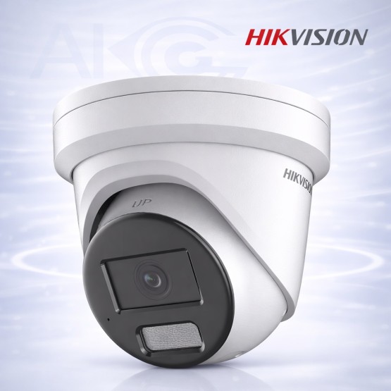 2MP IP PoE Камера с Микрофон и Smart Hybrid Light 30m Hikvision DS-2CD2327G2-LU(C)