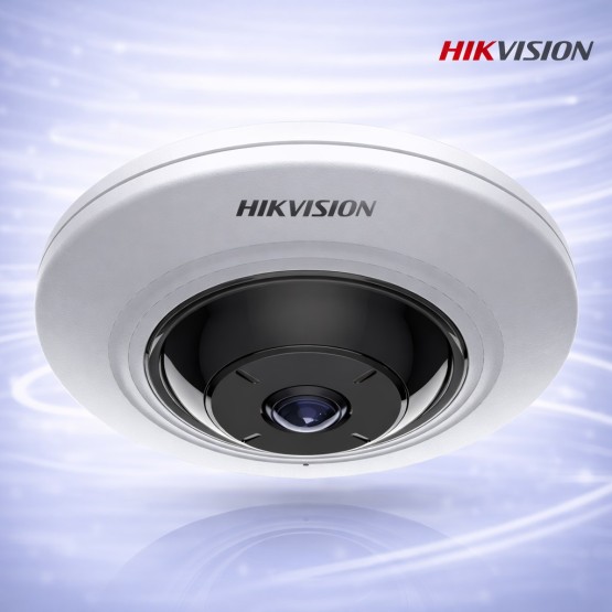 5MP IP Панорамна PoE Камера 360° с Микрофон Hikvision DS-2CD2955G0-ISU