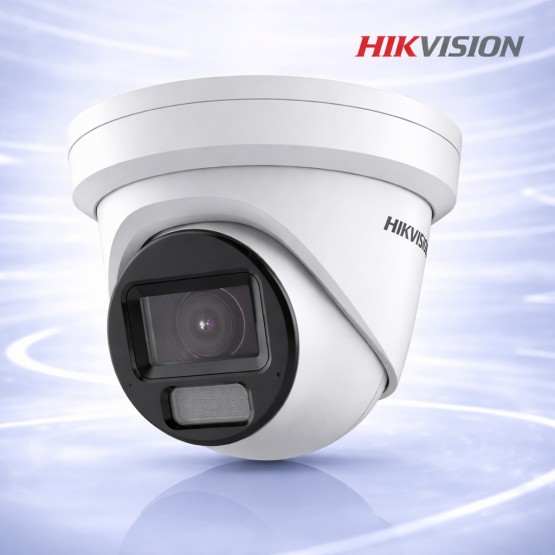 8MP IP PoE Камера с Микрофон и Smart Hybrid Light 40m Hikvision DS-2CD2H83G2-LIZS2U