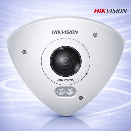 6MP IP Панорамна PoE Камера 360° с Микрофон Hikvision DS-2CD6W65G1-IVS 
