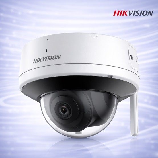 4MP Wi-Fi IP Куполна Камера с Микрофон и Нощно Виждане 30m Hikvision DS-2CV2141G2-IDW(W)