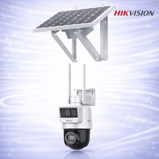 4MP 4G PT IP Камера със Соларно Захранване, Микрофон и Нощно Виждане 30m Hikvision DS-2DE2C400IWG-K/4G/C05S10