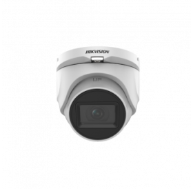 HD-TVI куполна камера за видеонаблюдение с резолюция 5 мегапиксела и вграден микрофон DS-2CE76H0T-ITMFS