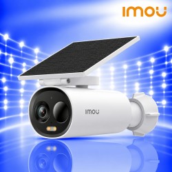 IMOU Cell 3C All-in-One 5MP Wi-Fi соларна IP камера, 5000mAh, 3W Solar, AI Human/Vehicle Detection, IR 15m, PIR, IP66