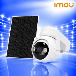 IMOU Cell PT Lite 3MP Solar Kit Wi-Fi IP камера, 5000mAh, 3W соларен панел, PT 330°/90°, AI, Auto Tracking, IR 20m, IP66