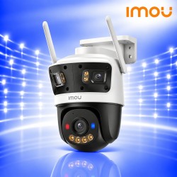 IMOU Cruiser Triple 11MP Wi-Fi 6 IP камера, 3 обектива 3MP+3MP+5MP, PTZ 355°/90°, AI, Auto Tracking, IR 30m, IP66