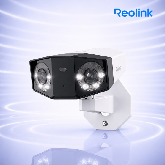 4K PoE камера с 180° панорама, два обектива и AI детекция без абонамент REOLINK Duo 2 PoE (P730)