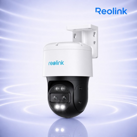 4K PTZ PoE камера с два обектива, Auto Tracking и 6X зуум без абонамент REOLINK TrackMix P760 (TrackMix PoE)