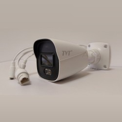 IP PoE Булет Камера 4Mp 3.6mm Dual Light-40м. с Микрофон TVT IP PoE Булет Камера 4Mp 3.6mm Dual Light-40м. с Микрофон TVT