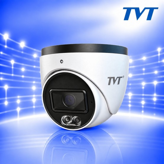 IP PoE Куполна Камера 6Mp 2.8mm Dual Light-30м. с Микрофон TVT