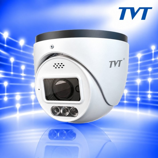 IP PoE Куполна Камера 4Mp 2.8mm IR-40м с AI функции